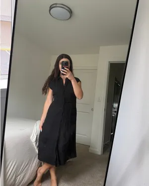 Boutique Poplin dress size 6 thumbnail 3
