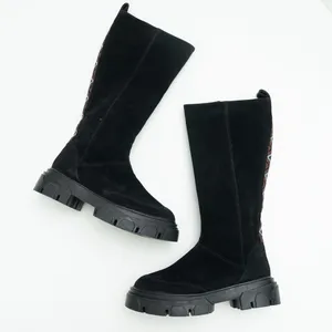 Farm Rio - New! Beaded‎ Knee High Lug Sole Boots thumbnail 8