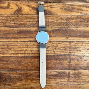 Monroe Classique Sunburst Solerose Rose Gold Watch Grey Leather Water‎ Resistan thumbnail 3
