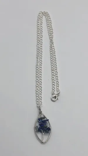 Lapis Lazuli Necklace Blue thumbnail 1