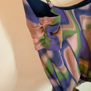Urban Outfitters Cropped Camisole Tank Pink Purple Green Marble Effect Medium thumbnail 3