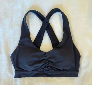OFFLINE by Aerie Black Sports Bra thumbnail 1