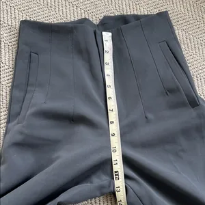 High-Rise Navy Women's Tapered Dress Pants thumbnail 4