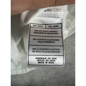 Nike Women's XL Tank Top NWT White Black Trim Pocket Swoosh Retro Y2K New* Read thumbnail 7