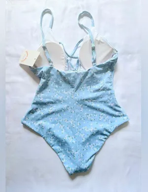 NWT Dippin' Daisy's Bliss One Piece Swimsuit - Blue/Yellow - S thumbnail 7