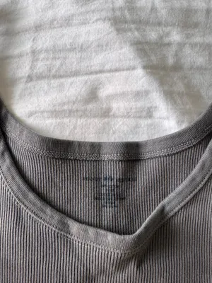 Grey Brandy Melville Tank Top Ribbed thumbnail 2