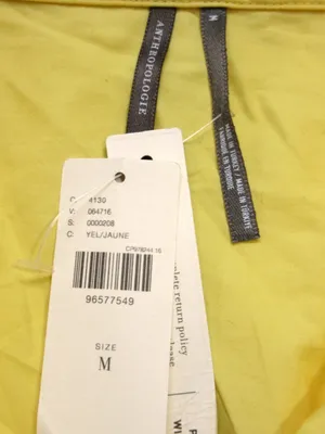 NWT by Anthropologie Somerset Maxi in Yellow Cotton Shirt Edition Dress M thumbnail 6