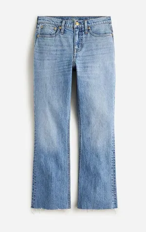 EUC J.Crew Tall 9" demi-boot crop jean in Ruby wash Sold Out Sz 28 Broken Zipper thumbnail 3