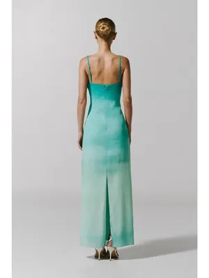 Baobab Aman Maxi Dress Green Eden Womens Size Medium thumbnail 3