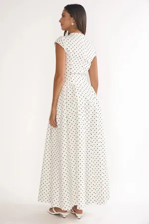 Selfie Leslie Polka Dot Maxi Dress thumbnail 2