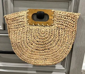 Straw Bag Yellow thumbnail 1