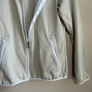 Helly Hansen cream full zip fleece jacket women's size small outdoors winter thumbnail 4