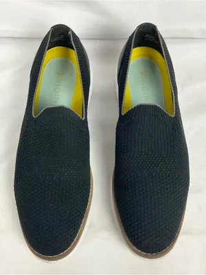 Cole Haan Original Grand Knit Loafers Cloudfeel Meridian Black Mesh Shoes Sz 6 thumbnail 2
