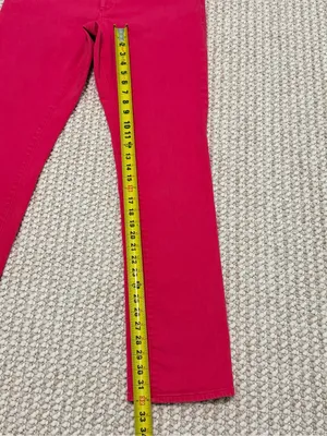 Lilly Pulitzer Worth Pink Straight Jeans size 12 thumbnail 4