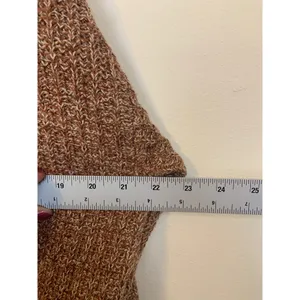 Universal Threads Knit Sweater Womens Medium Brown Excellent Drop Shoulder Crew thumbnail 2
