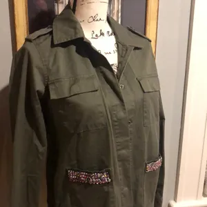 A New Day Beaded Pocket Military-Style Jacket (S) thumbnail 2