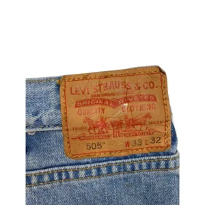 Levi's Levi Strauss Denim Shorts Size 33 Womens Distressed Festival Shorty Raw Hem thumbnail 3