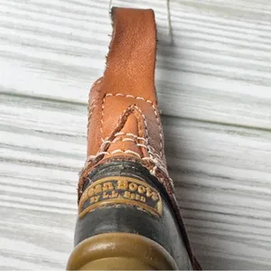 L.L. Bean Brown and Black Bean Boots Keychain Accessory New Without Tag thumbnail 3