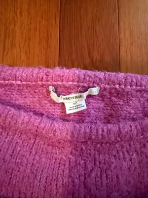 Kimchi Blue Pink Juniper Pullover Knit Sweater thumbnail 3