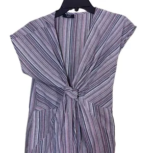 VICI Women's Multicolor Striped Knotted Twist Front Dress thumbnail 4
