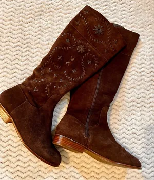 Jack Rogers Dark Brown Over the Knee Boots thumbnail 1