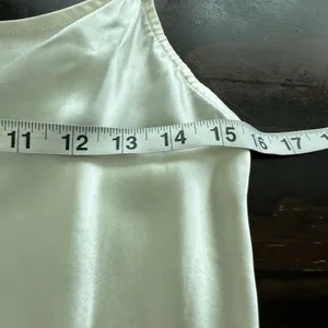 Reformation Ariel Silk Mini Slip Dress 6 Satin Draped Minimalist Silhouette thumbnail 6