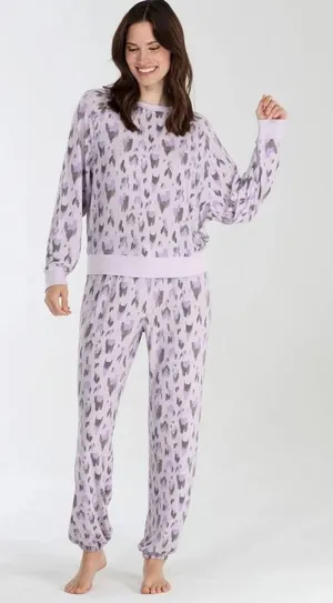 Honeydew‎ Intimates Star Seeker Lounge Set Whisper Ikat Purple Lavender Large thumbnail 1