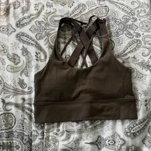 Balance Athletica (vitality) Taupe Long Line Sport Bra Size Small thumbnail 1