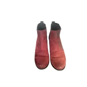 Sorel Joan of Artic Wedge Ankle Boots Red Wine Size 8 thumbnail 9