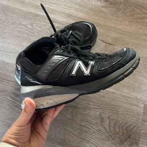 New Balance MADE IN USA 990v5 Core Sneakers, Black/Gray, Women's US 7 thumbnail 3