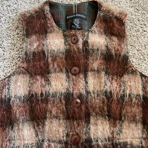 Banana Republic Checkered Wool + mohair Vest thumbnail 2