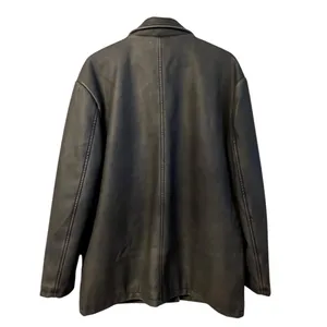 Urban Outfitters Oversized Faux Leather Blazer Jacket Size L Dad Grunge Punk thumbnail 4