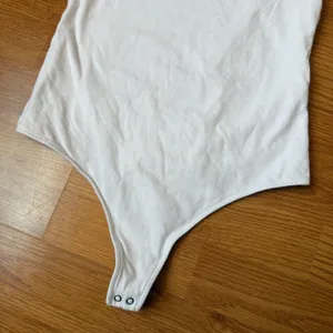 Abercrombie & Fitch White Bodysuit Size Medium thumbnail 4