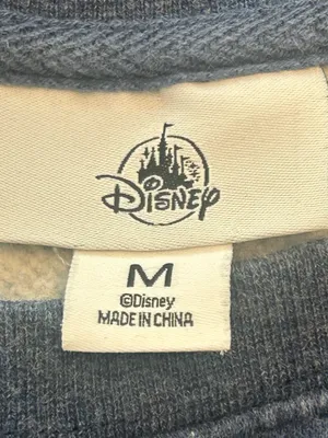 Disney Parks Embroidered Ride Icons Crewneck Sweatshirt Blue Fleece unisex men M thumbnail 11