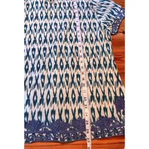 Haute Latitude 100% Cotton Top NWT Women XL Breezy Tunic Heavily Embroidered‎ thumbnail 12