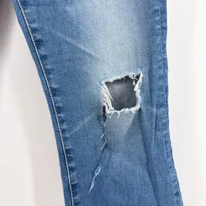AG Adriano‎ Goldschmied The Jodi Crop Jeans 28 High Rise Slim Flare Distressed thumbnail 2