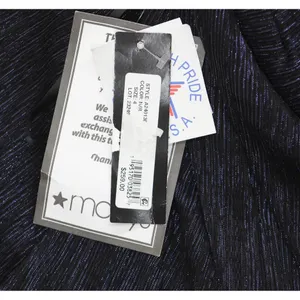 Betsy & Adam Womens Long Metallic Cape Gown A24013D Navy Blue / Royal 4 thumbnail 4