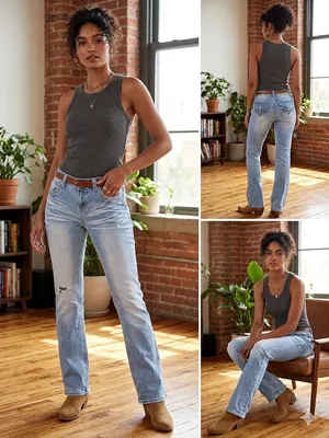 Series 31 Bootcut Whipstitch Boho Aztec Embroidered Flap Pocket Y2K Distressed Jeans 18 thumbnail 2