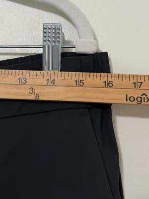 Athleta Pinnacle High Rise Trouser Size 14 Wide Leg Gray Pants Stretch thumbnail 7