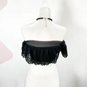 Victoria's Secret Lace Bralette Top Sz‎ Small Black Festival Vacation Dainty thumbnail 2