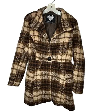 Brave Soul‎ Wool Blend Coat as is thumbnail 1