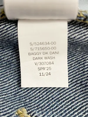 GAP Baggy Jeans Women’s Size 10/30R Dani Dark Wash Wide Leg Cotton Lyocell thumbnail 11