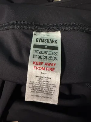 Black Gymshark Crossover Shorts thumbnail 2