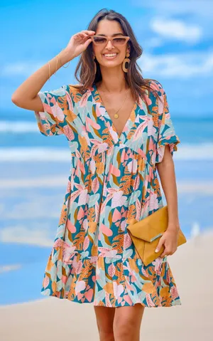 Floral Sundress Multi Size M thumbnail 1
