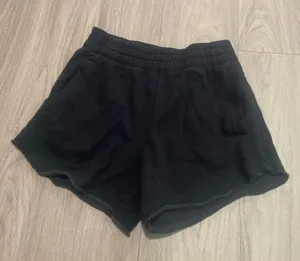 aerie Black Athletic Lounge Shorts thumbnail 1