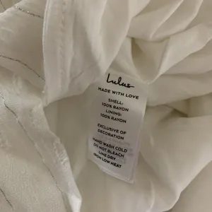 Lulus White Strapless‎ Maxi Dress Metallic Thread Drawstring Waist XS thumbnail 7