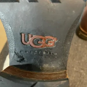 UGG Cream and Brown Heeled Boots vintage Australia Ugg women tall boots thumbnail 8