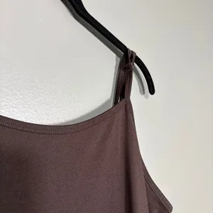 Fashion Bug Brown Y2K Tank Top Adjustable Spaghetti Strap - Women's Plus Size 1X thumbnail 2