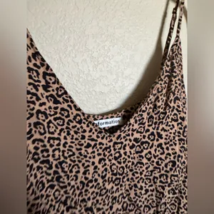Reformation Marlow Dress Size Extra Small in Bengal Animal Print Mini Slip‎ thumbnail 5