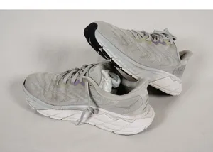 HOKA Women's US 7B Arahi 6 Silver Lightweight Running Shoes READ thumbnail 3